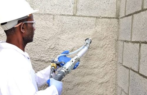 spray plaster